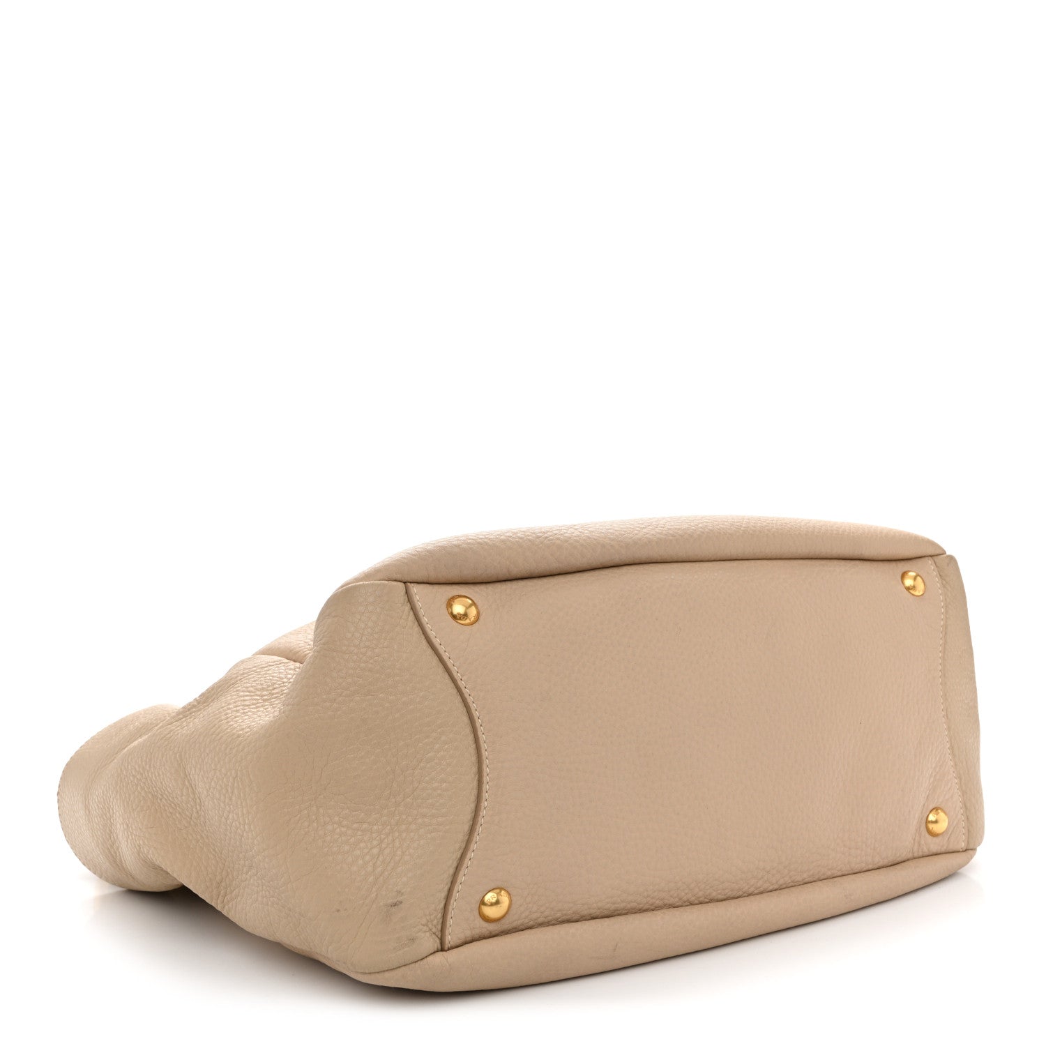 Vitello Daino Side Pocket Hobo Sabbia