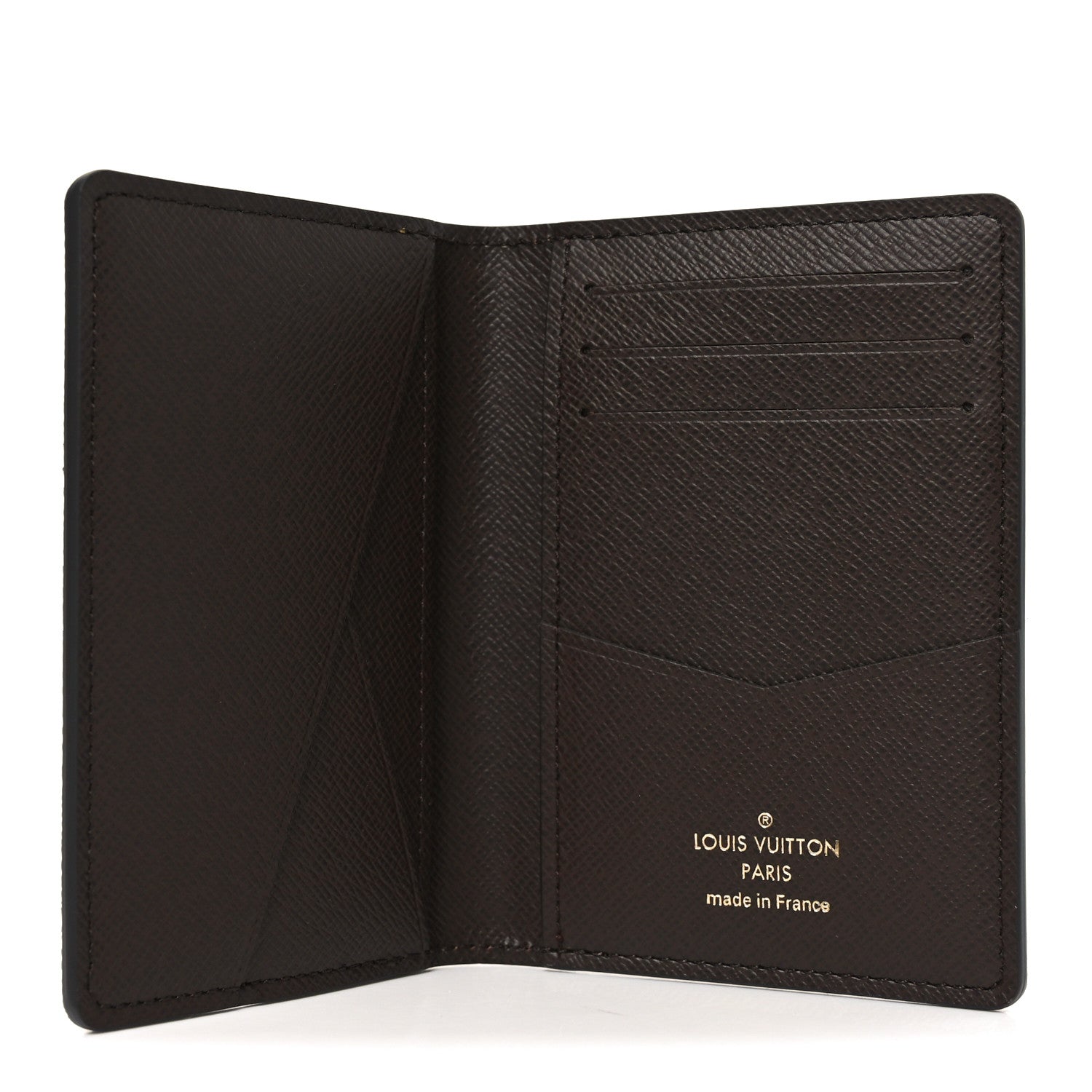 Monogram Craggy Pocket Organizer Chocolate