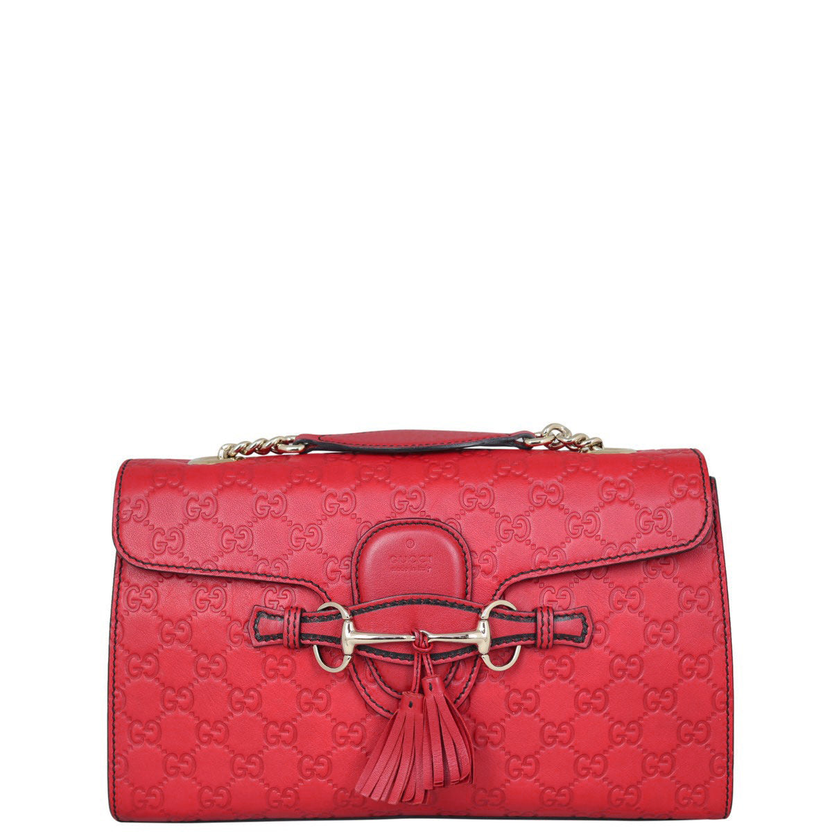 Gucci Emily Guccissima Chain Shoulder Bag