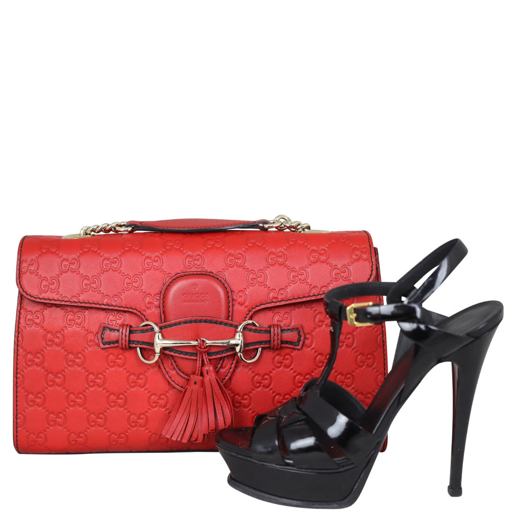 Gucci Emily Guccissima Chain Shoulder Bag