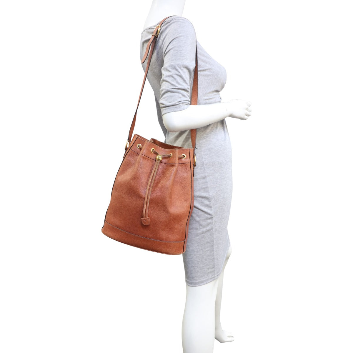 Gucci Vintage Drawstring Bucket Bag