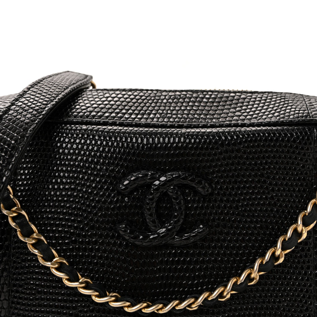 Lizard Coco Vintage Camera Case Black