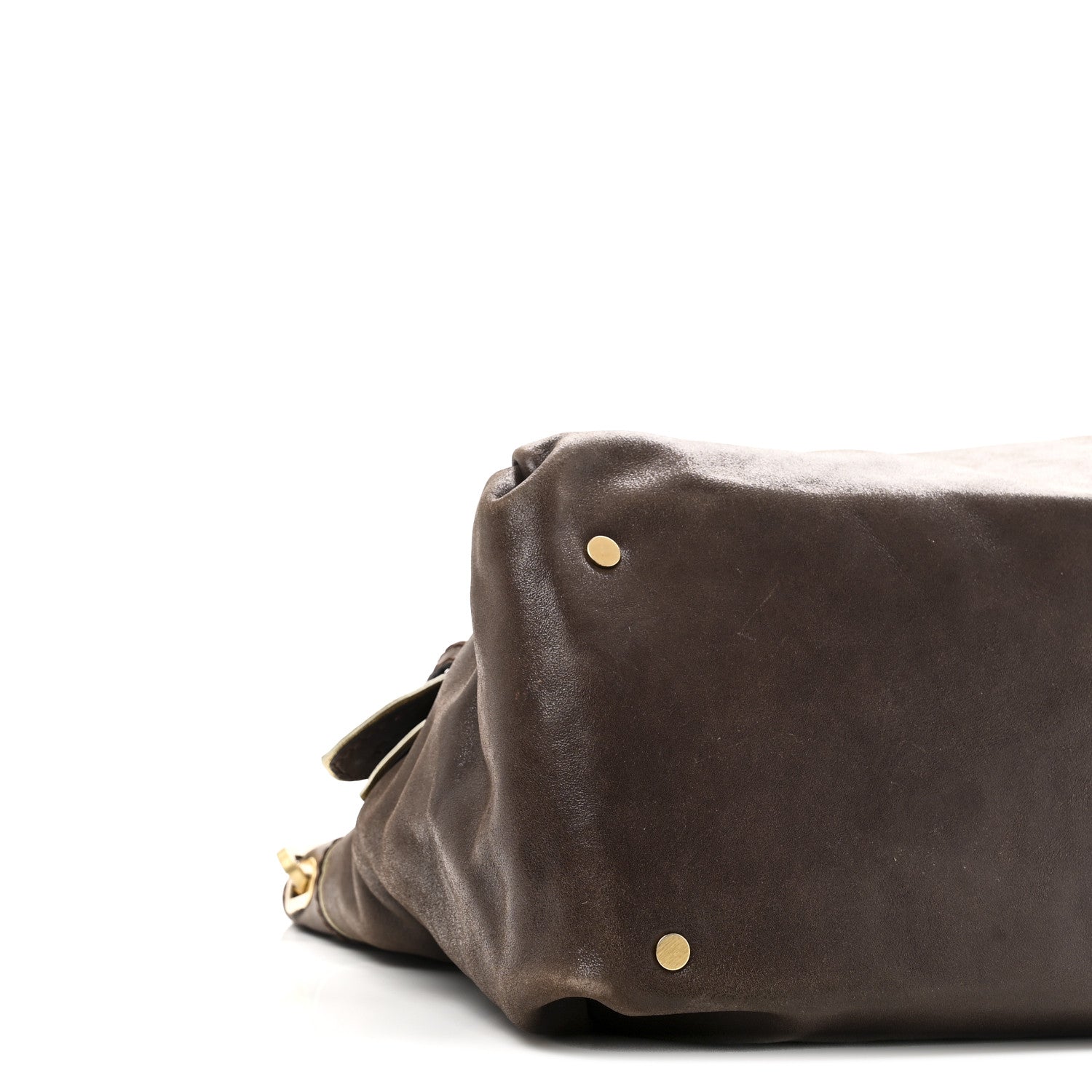 Calfskin Tulita Brown Gold