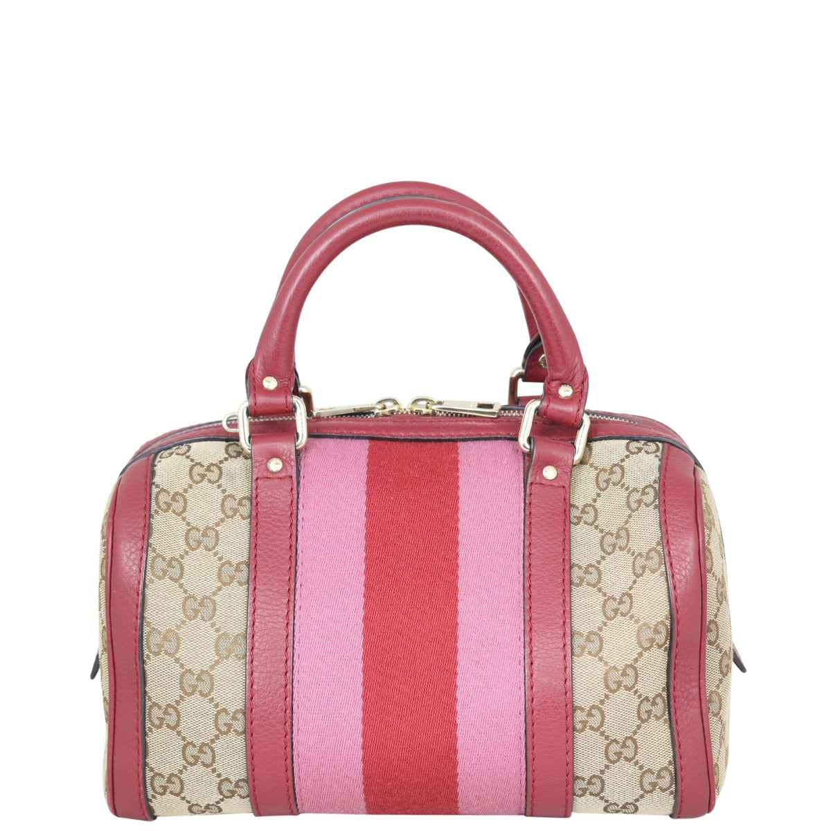 Gucci Vintage Web Original GG Boston Bag Small