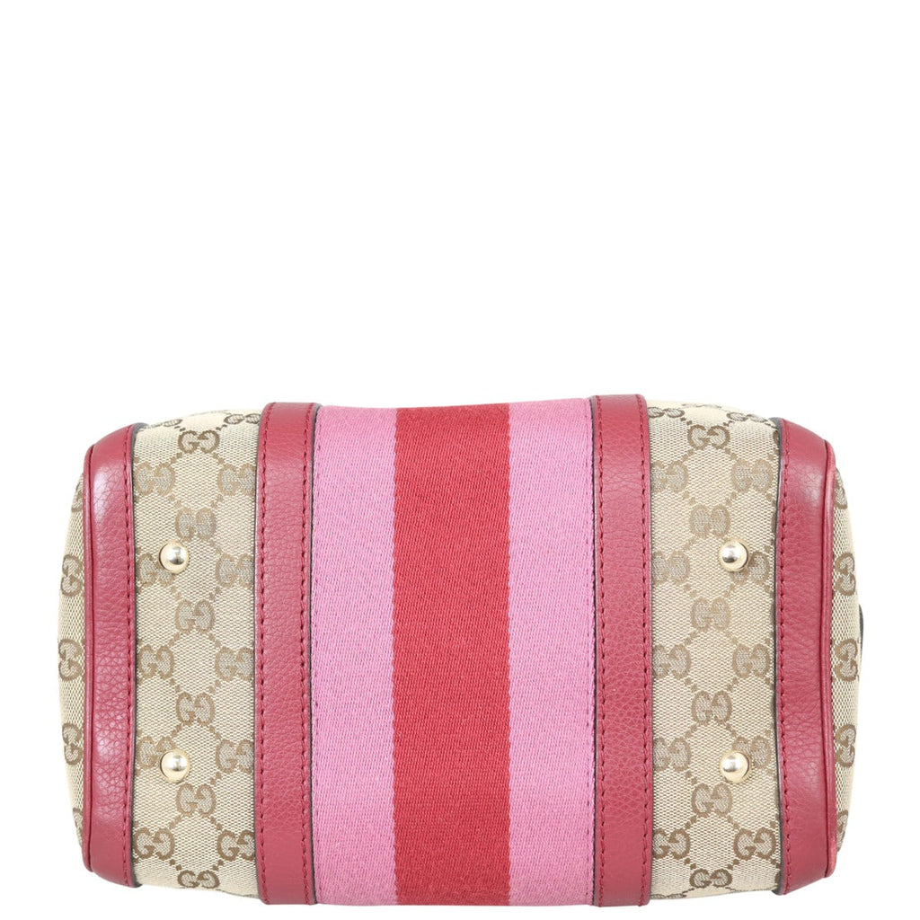 Gucci Vintage Web Original GG Boston Bag Small