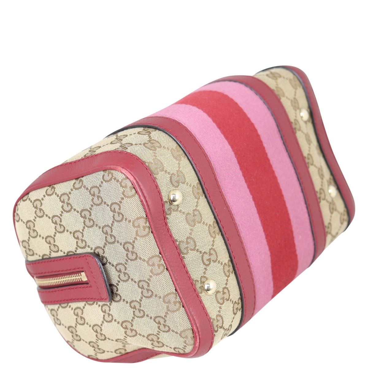 Gucci Vintage Web Original GG Boston Bag Small