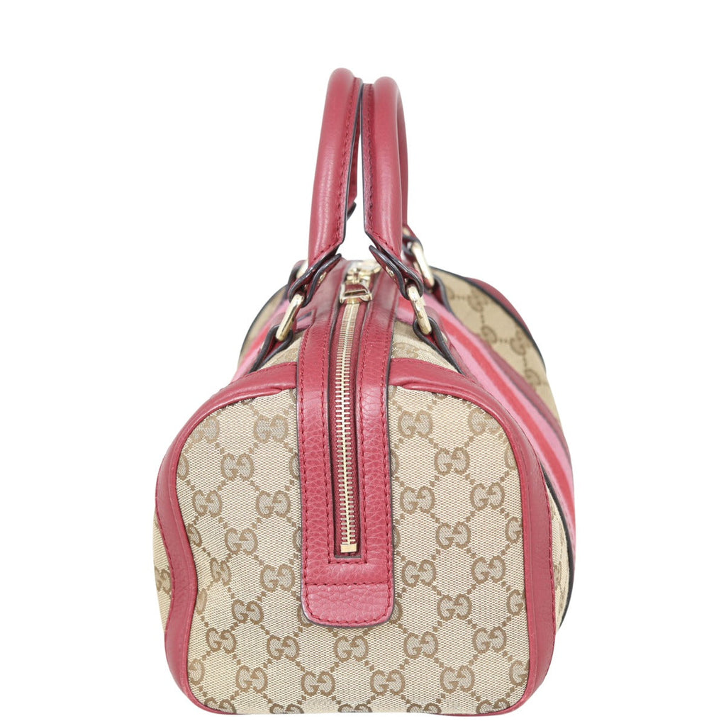 Gucci Vintage Web Original GG Boston Bag Small