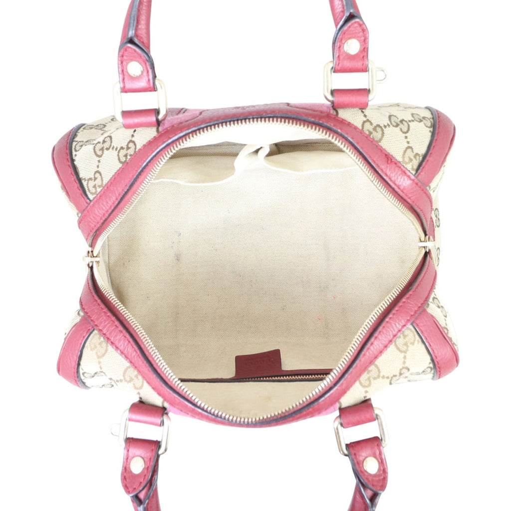 Gucci Vintage Web Original GG Boston Bag Small