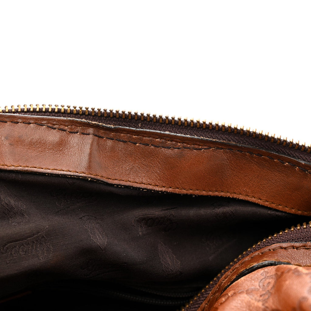 Guccissima Medium Sukey Tote Brown