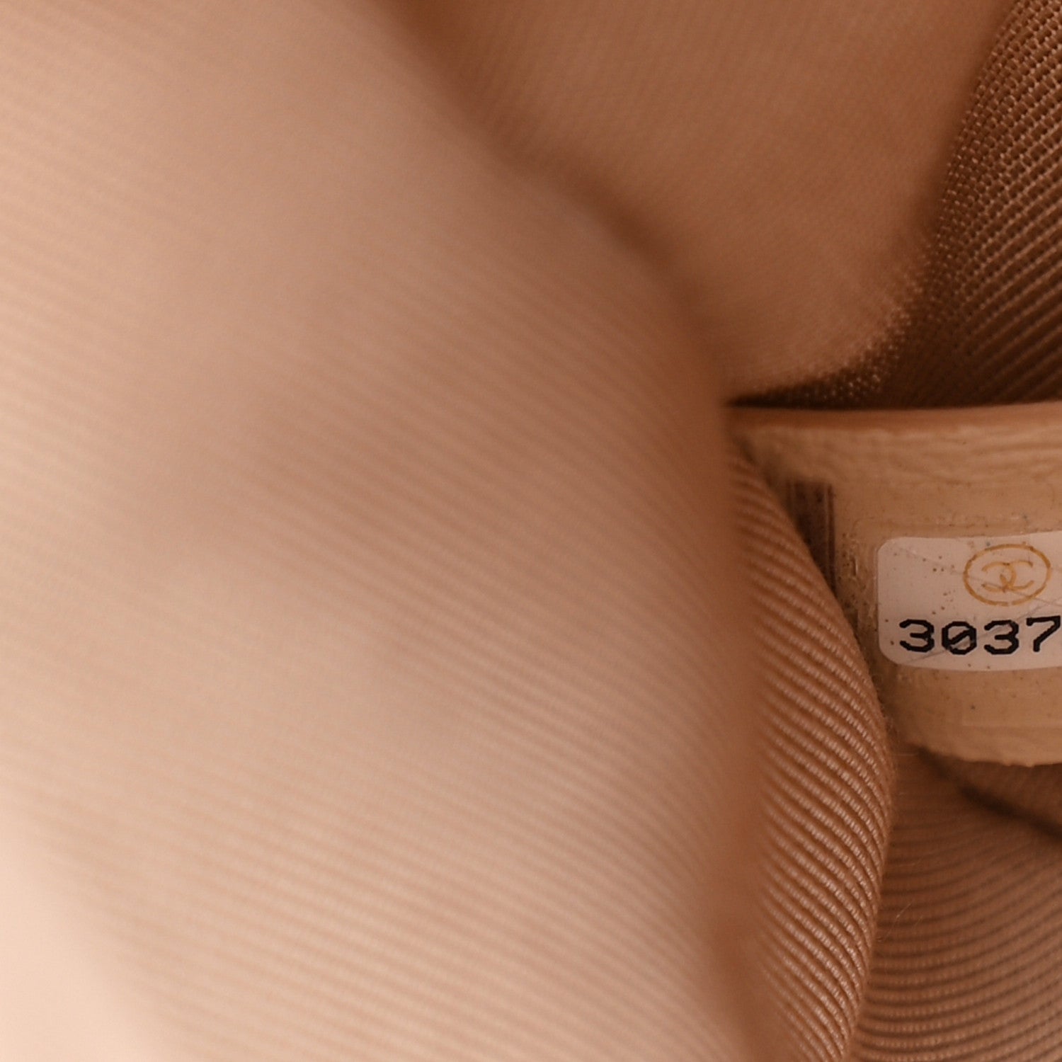 Goatskin Quilted Maxi Chanel 19 Flap Beige