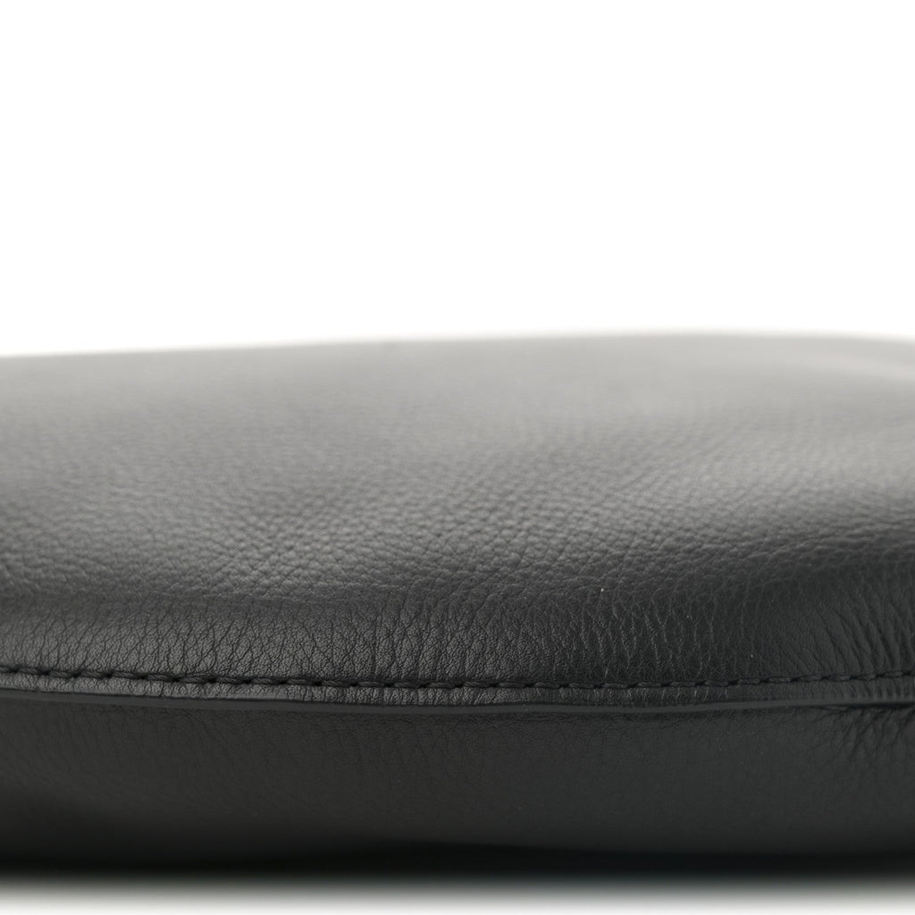 Finely Grained calfskin Calfskin Jouvette Bag Black