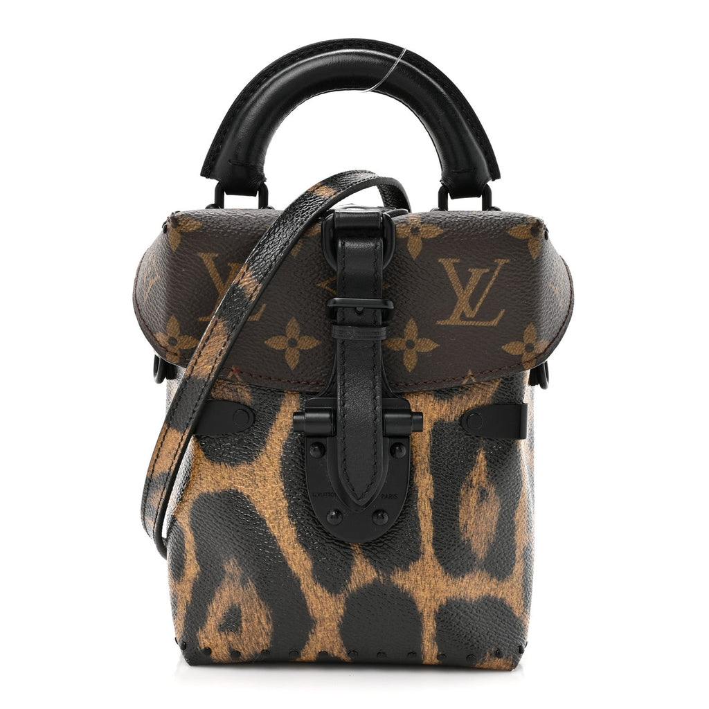 Monogram Leopard Camera Box