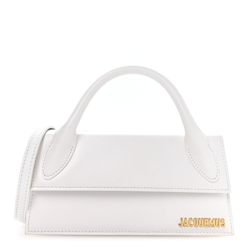 Smooth Calfskin Le Chiquito Long White