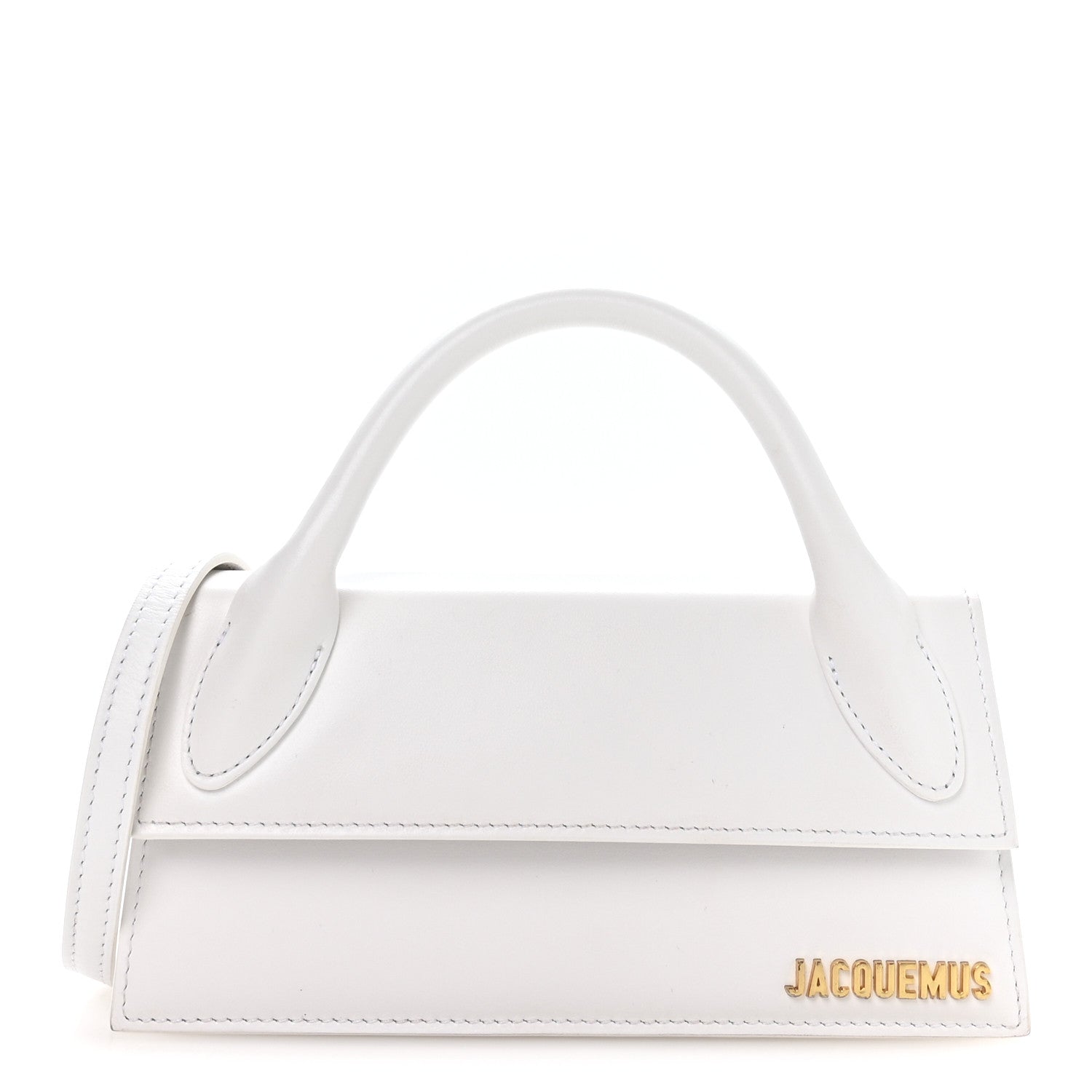 Smooth Calfskin Le Chiquito Long White