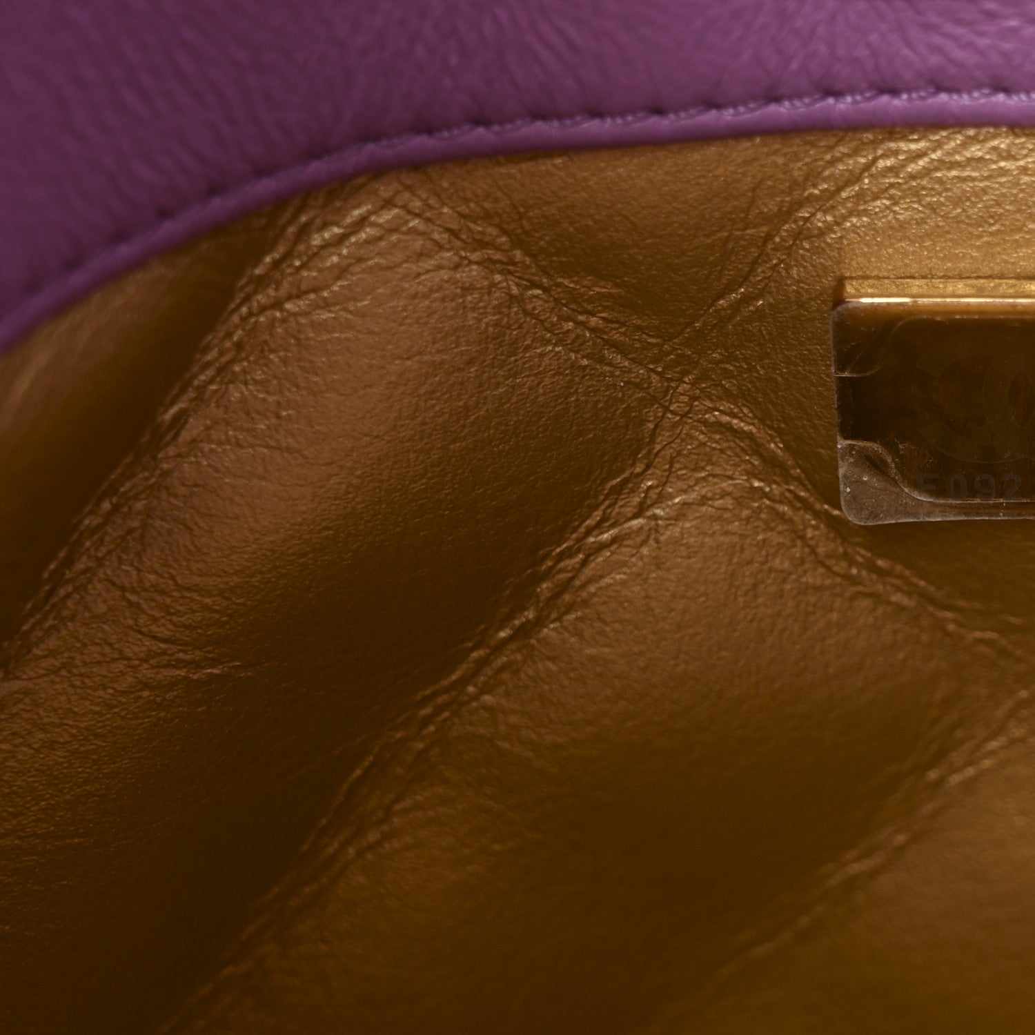Lambskin Quilted Small Pearl Crush Hobo Purple