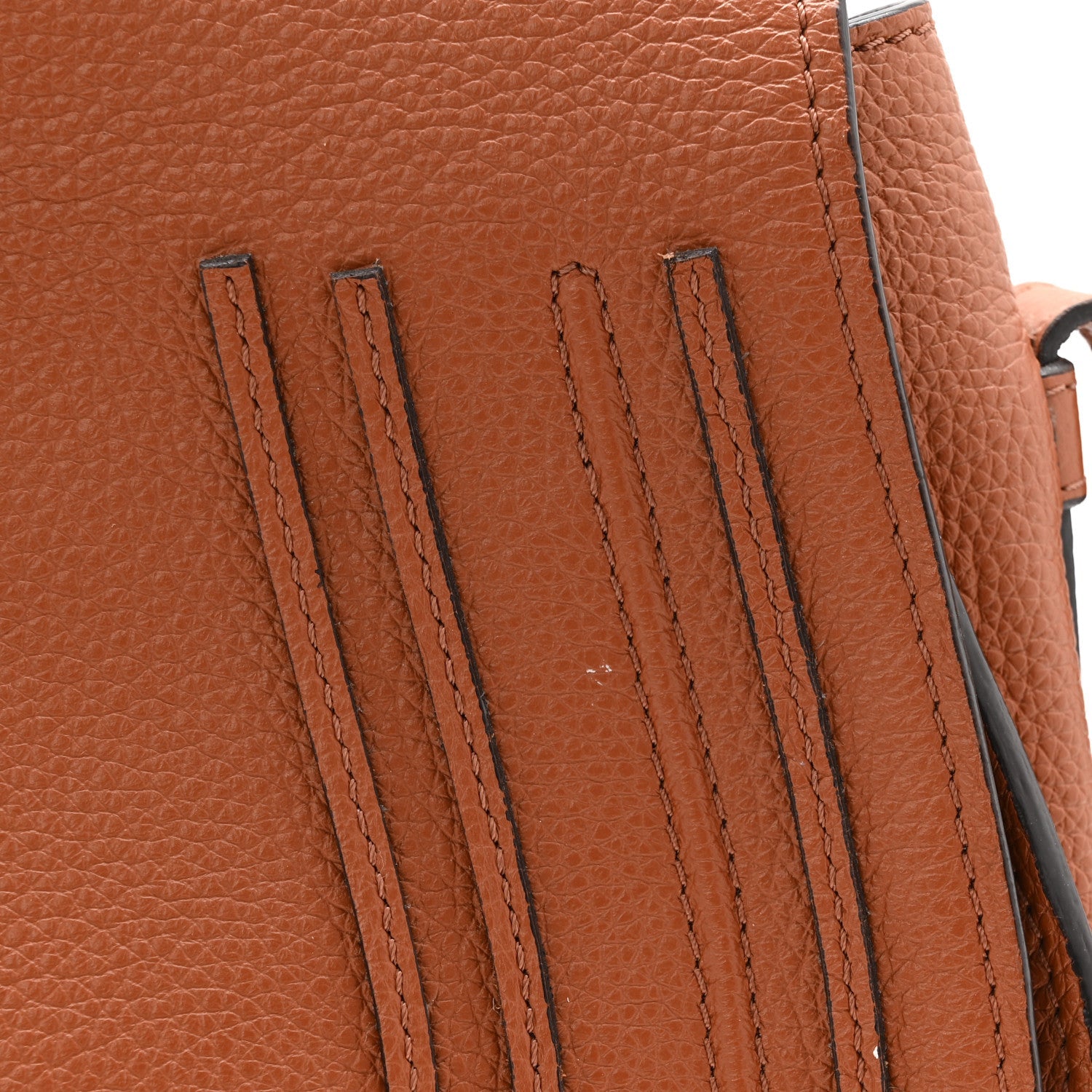 Calfskin Medium Marcie Round Crossbody Bag Tan