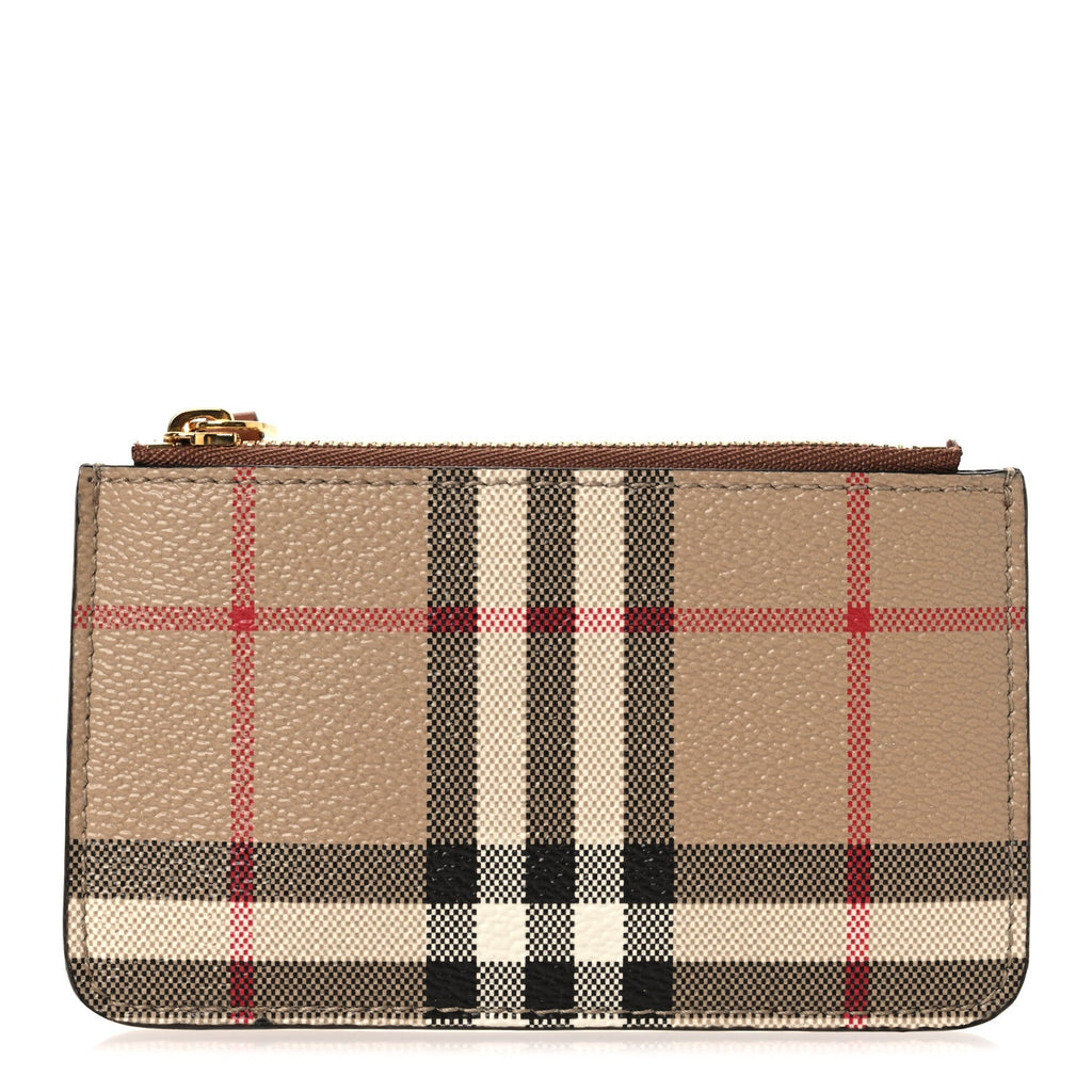 Vintage Check Kelbrook Key Pouch  Case Archive Beige