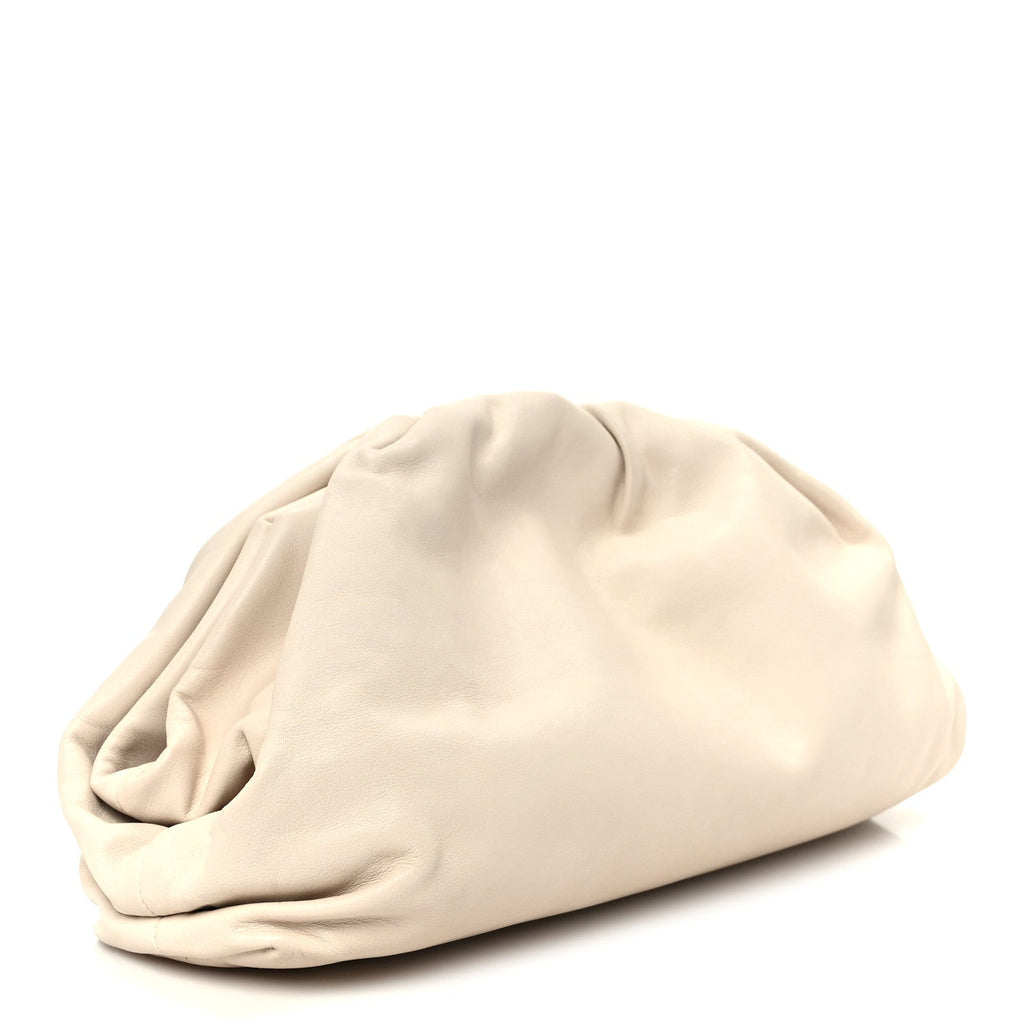 Smooth Butter Calf The Pouch Oversized Clutch Mist