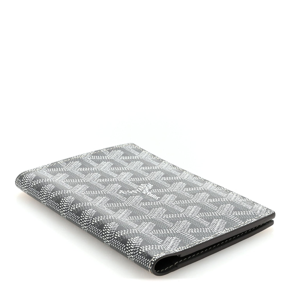 Goyardine Passport Wallet Grey