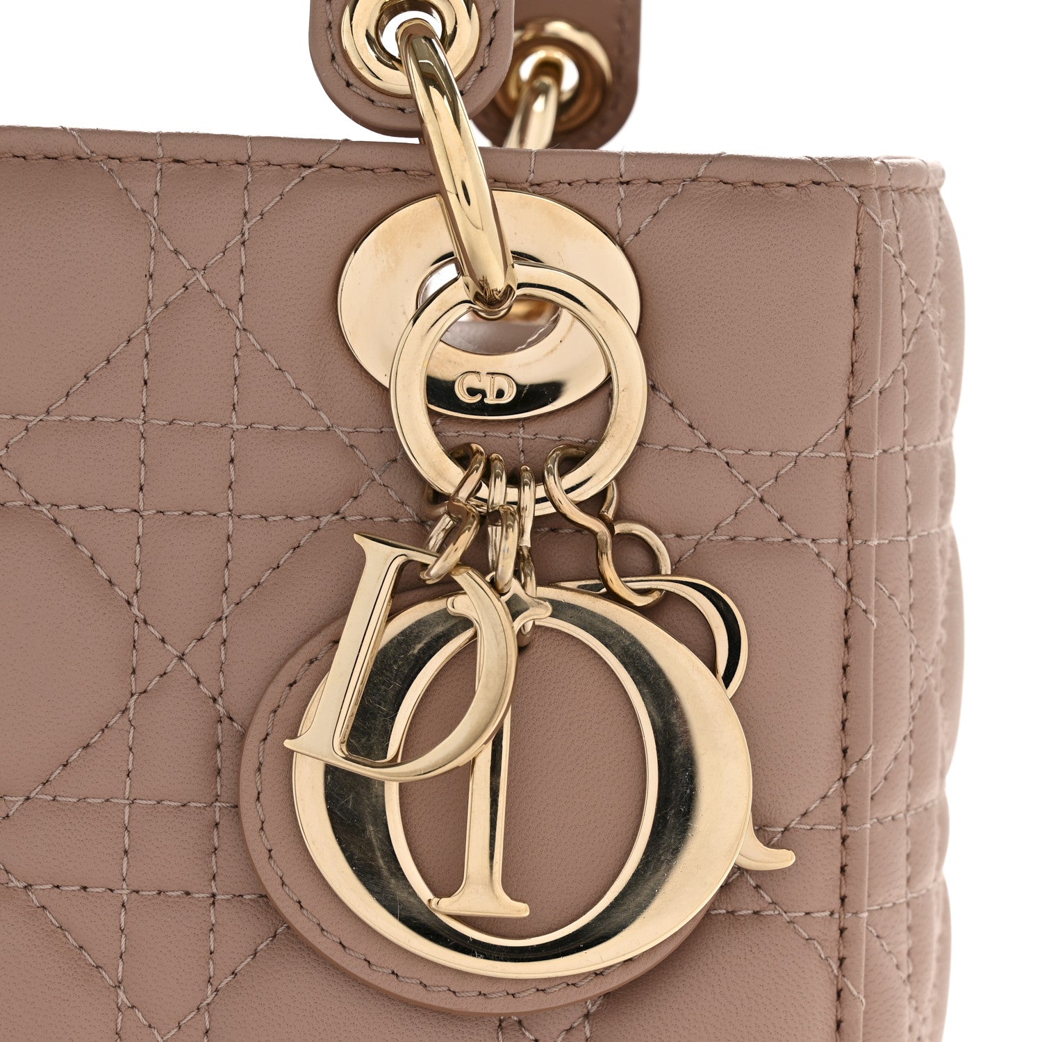 Lambskin Cannage Small My ABC Dior Lady Dior Blush