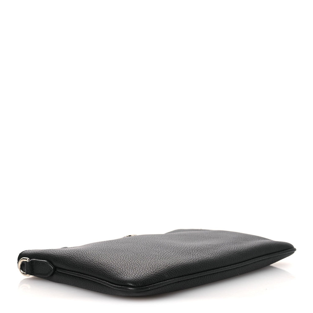 Grained Calfskin Peyton TB Crossbody Bag Black