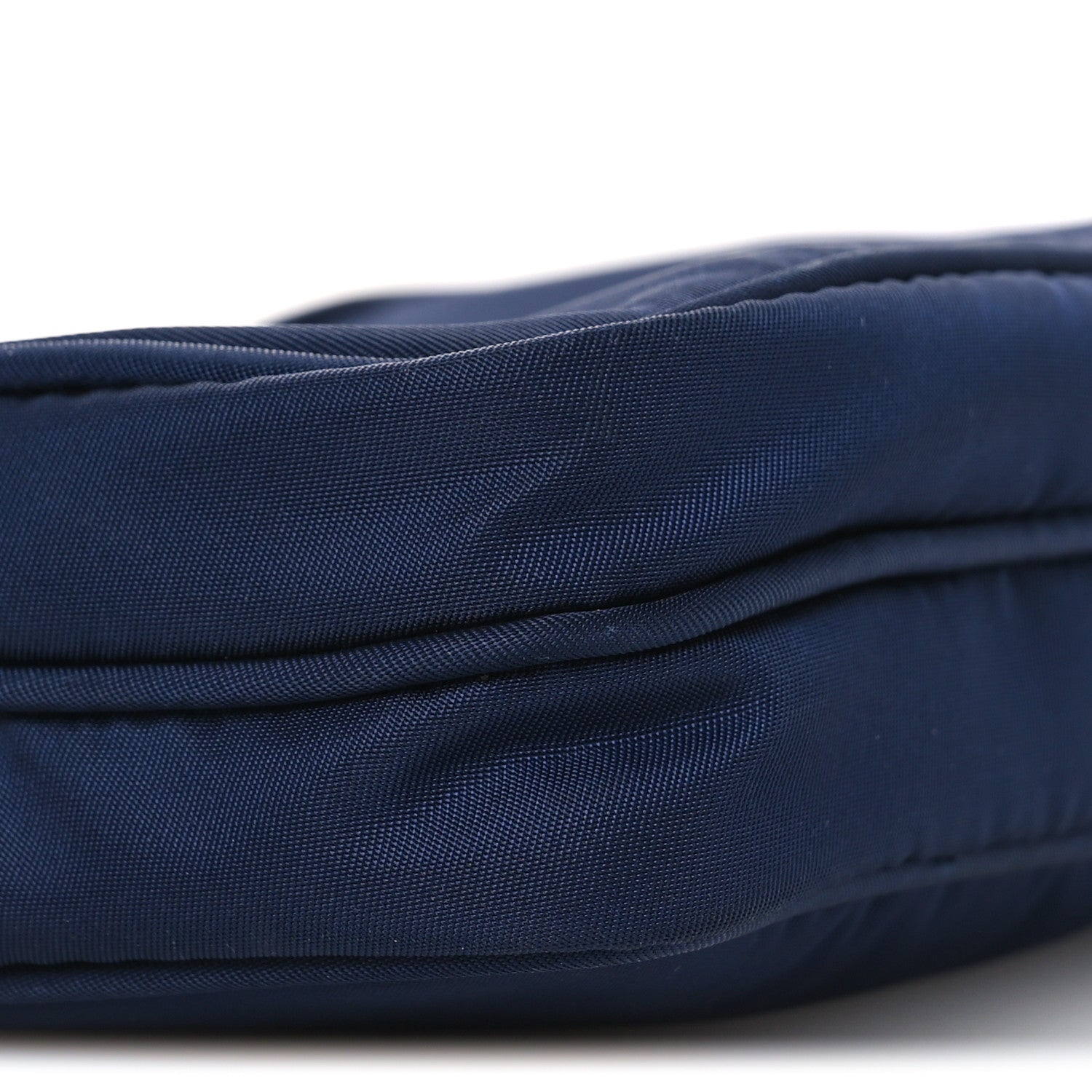 Tessuto Nylon Saffiano Mini Camera Crossbody Royal