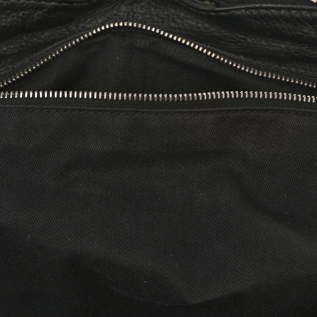Grained Calfskin Paddington Tote Black