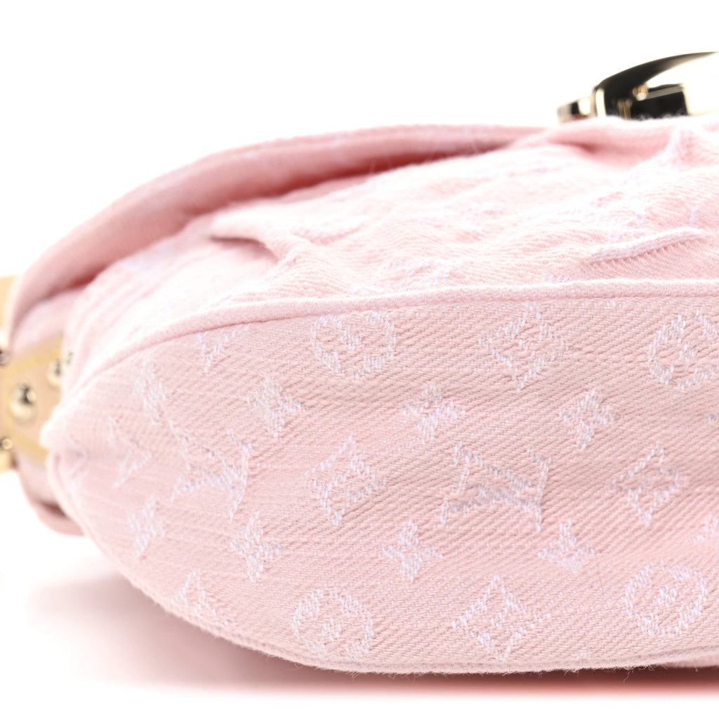 Monogram Denim Sunset  Washed Pink