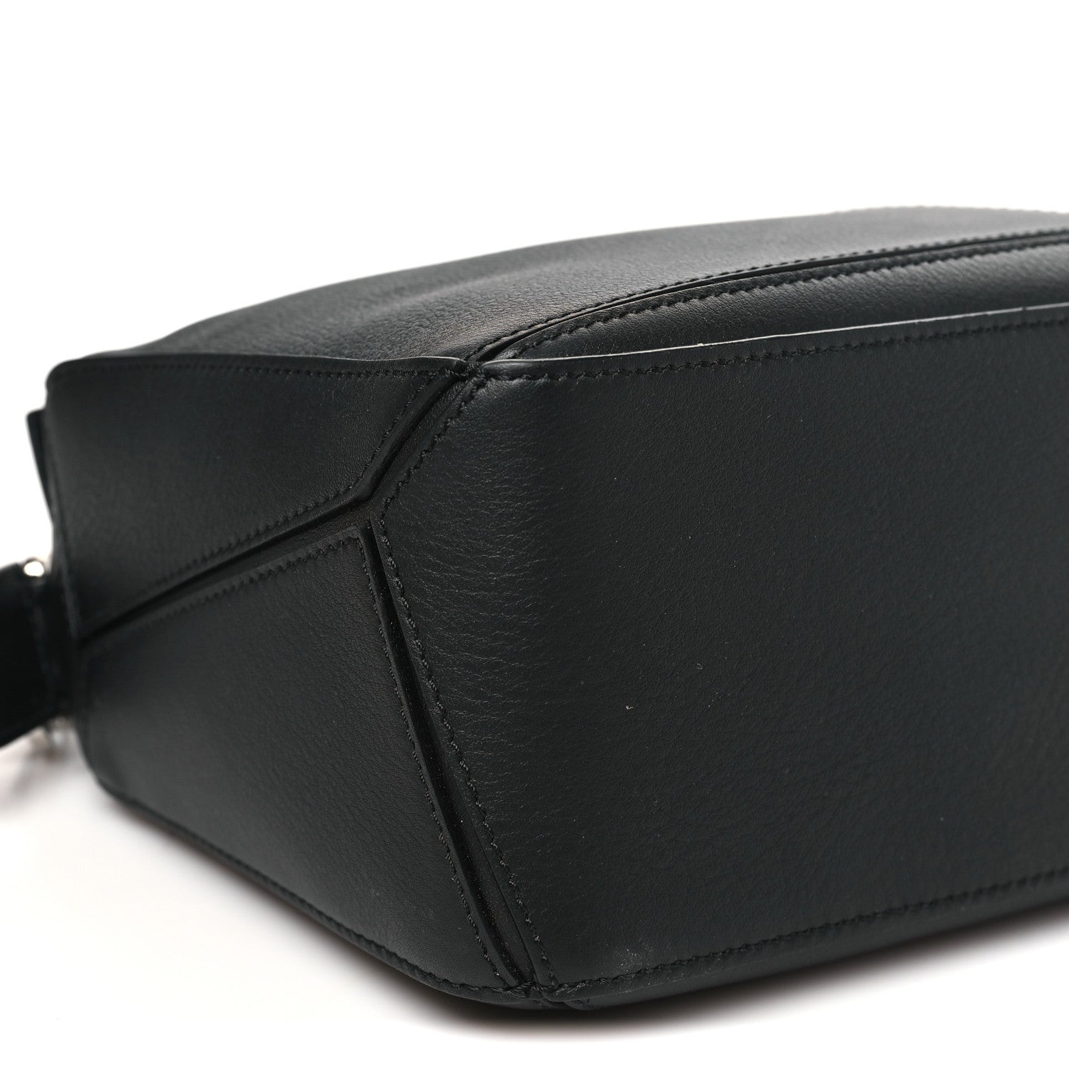 Calfskin Small Puzzle Bag Black
