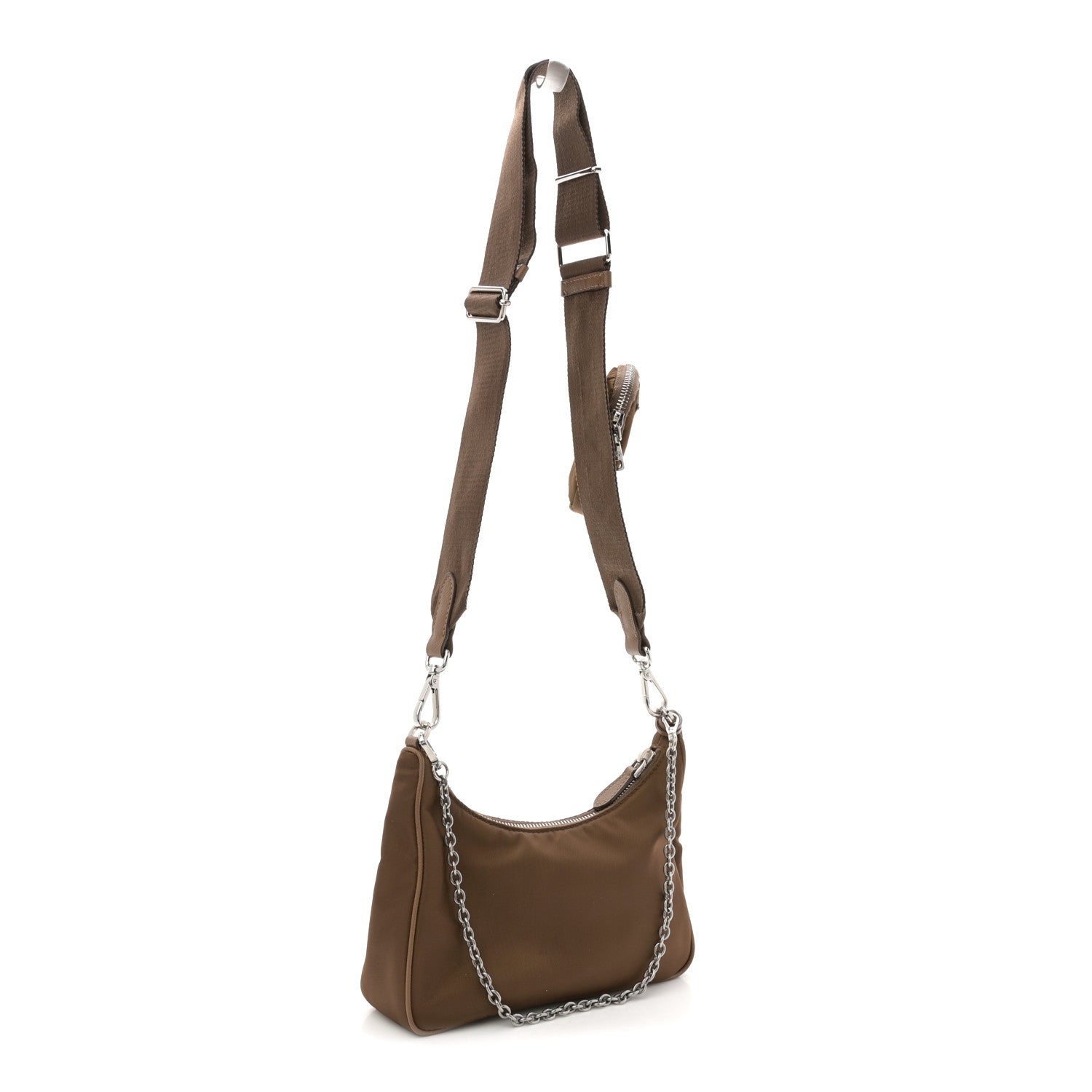 Nylon Re-Edition 2005 Shoulder Bag Cacao