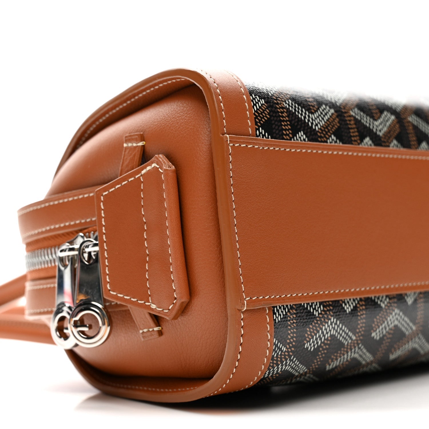 Goyardine Bonbonnière Bag Black Gold