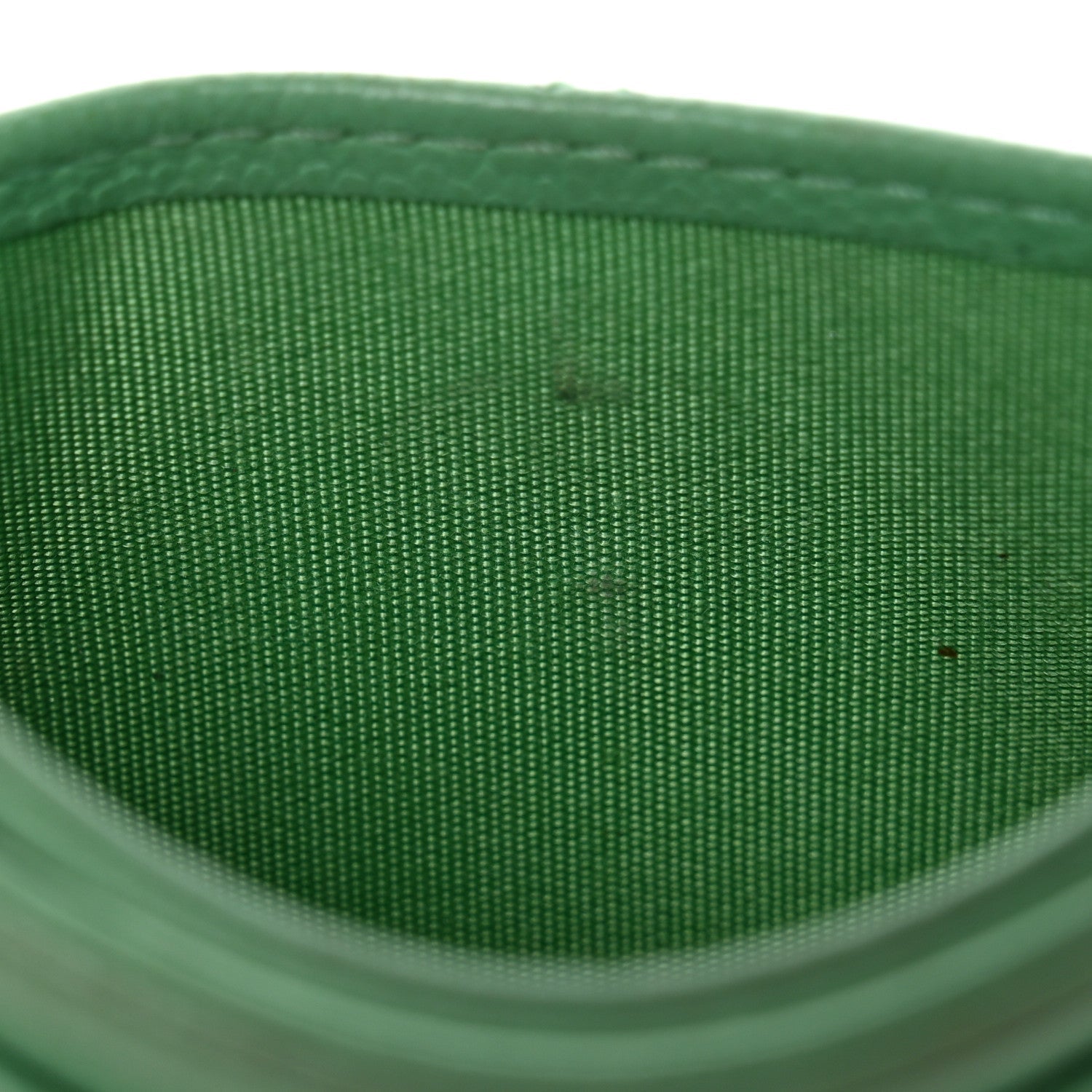 Caviar Quilted  Holder Green