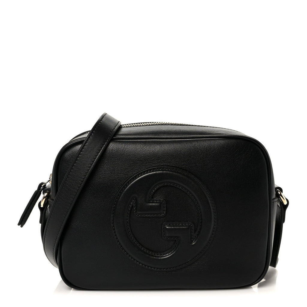 Sweetbread Calfskin Mini Blondie Bag Black