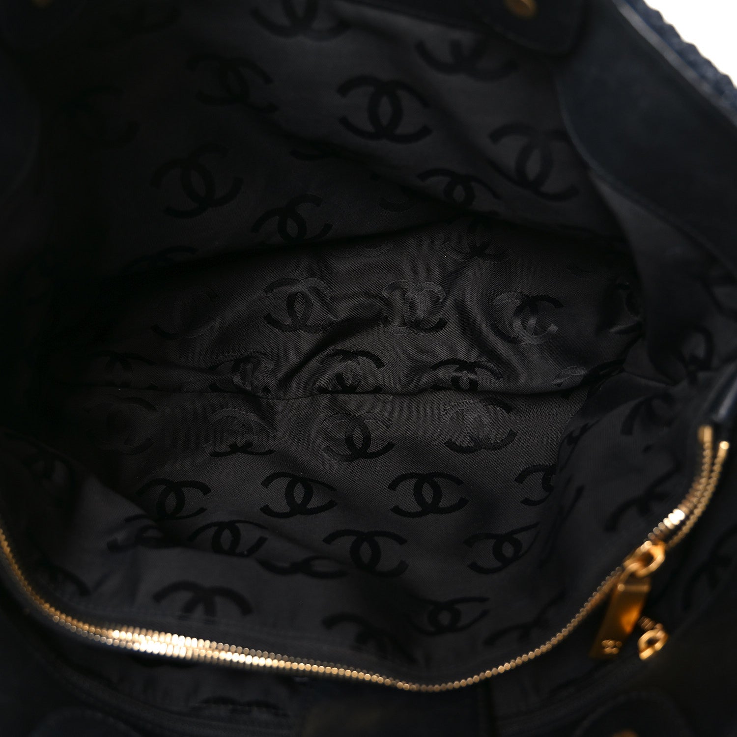 Straw Raffia Tote Black