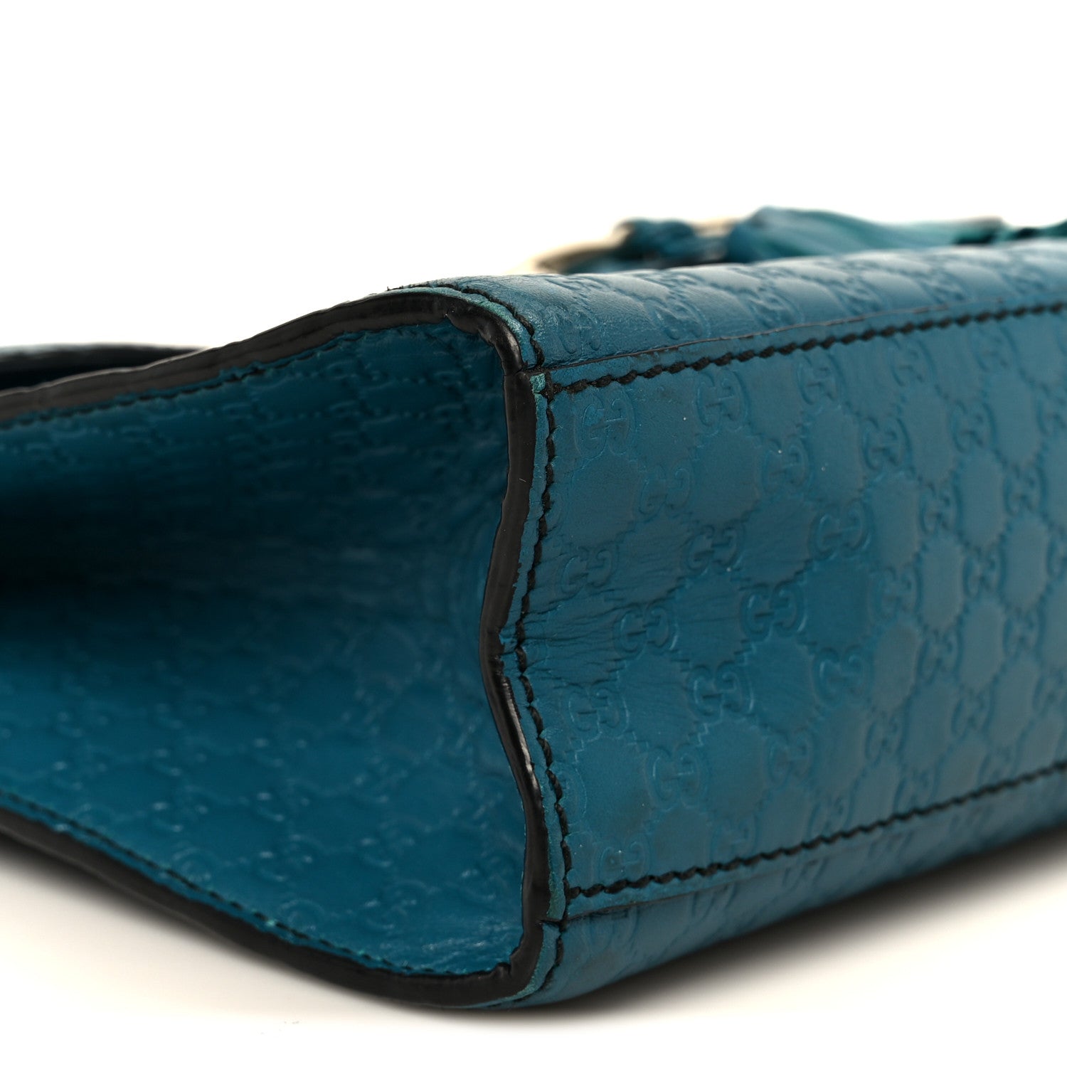 Soft Microguccissima Medium Emily Chain Shoulder Bag Deep Cobalt