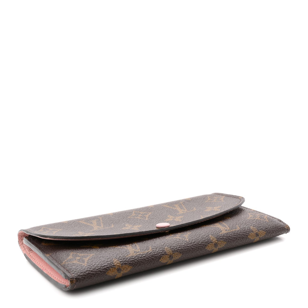 Monogram Emilie Wallet Rose Ballerine