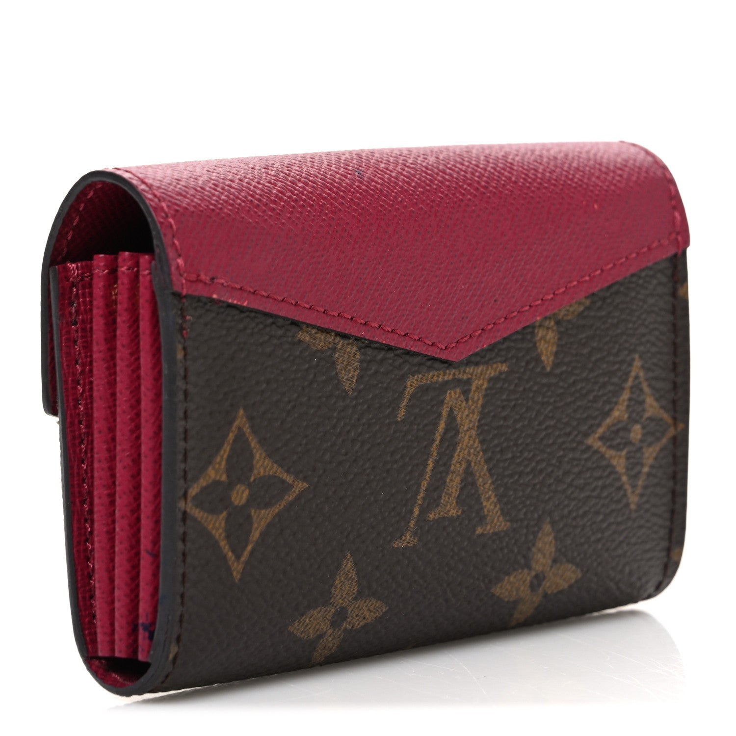 Monogram Sarah Multicartes Fuchsia