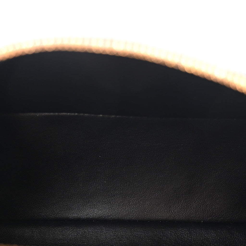 Grained Calfskin L19 Extra Pocket Pouch Navy
