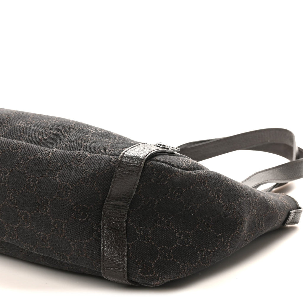Monogram Medium Abbey Shoulder Bag Chocolate