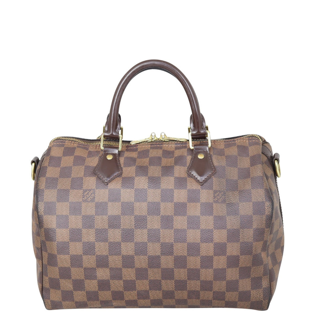 Louis Vuitton Speedy 30 Bandouliere Damier Ebene