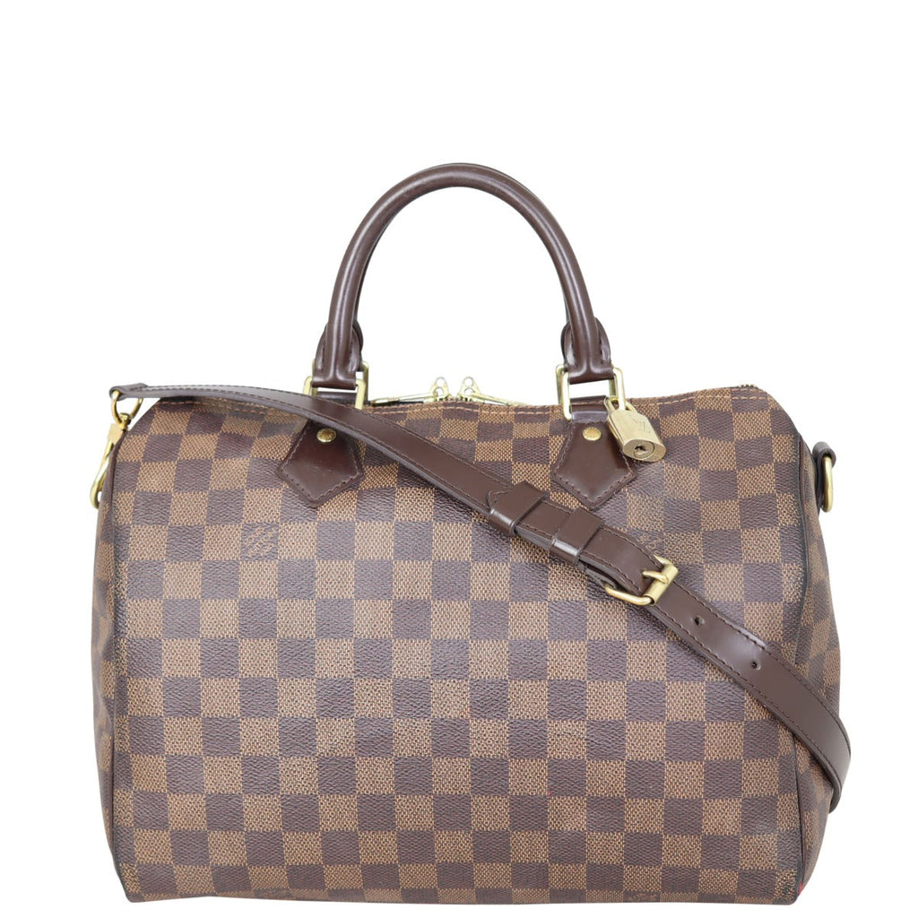 Louis Vuitton Speedy 30 Bandouliere Damier Ebene
