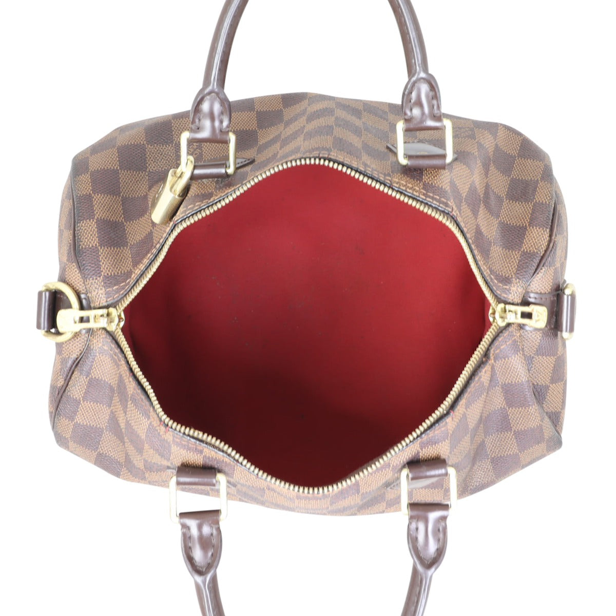 Louis Vuitton Speedy 30 Bandouliere Damier Ebene
