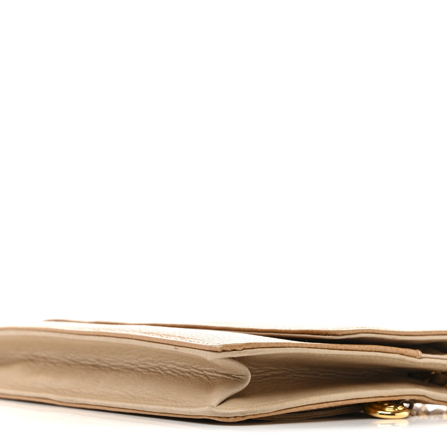 Caviar Timeless CC Wallet on Chain WOC Beige