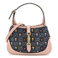 New Denim GG Monogram Calfskin Love Parade Mini Jackie 1961 Hobo Light Pink