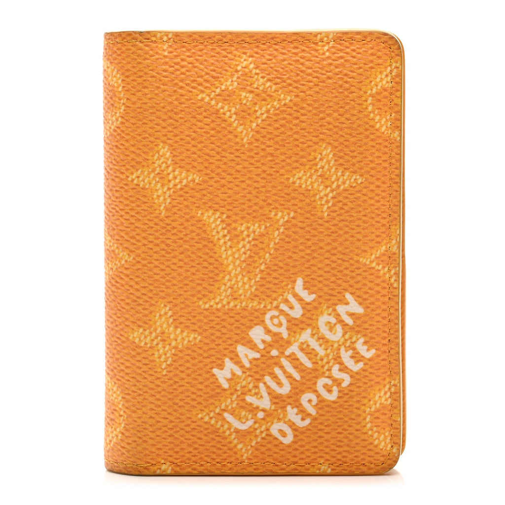 Monogram Heritage Pocket Organizer Safran Yellow