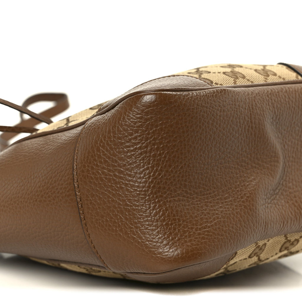Monogram Small Bree Tote Beige Tabacco