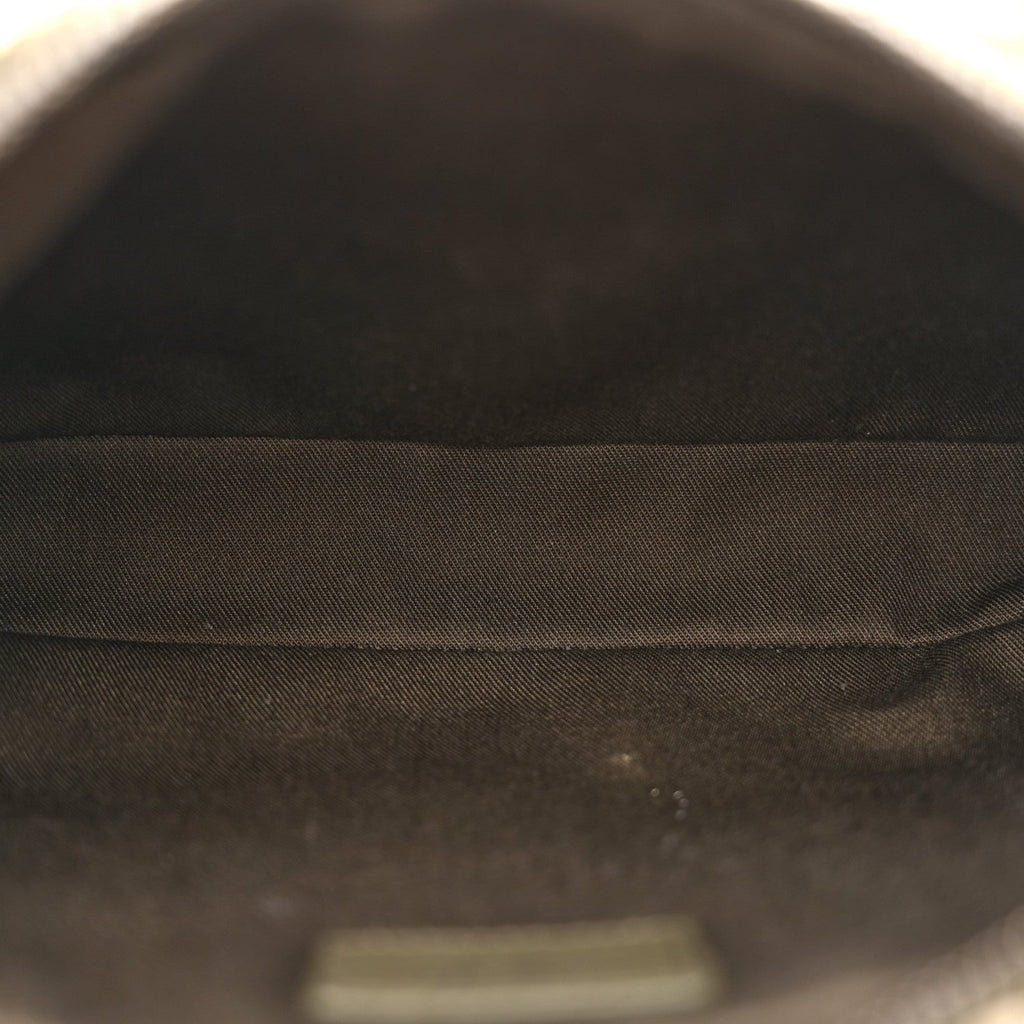 Oblique Saddle Triple Pouch Green