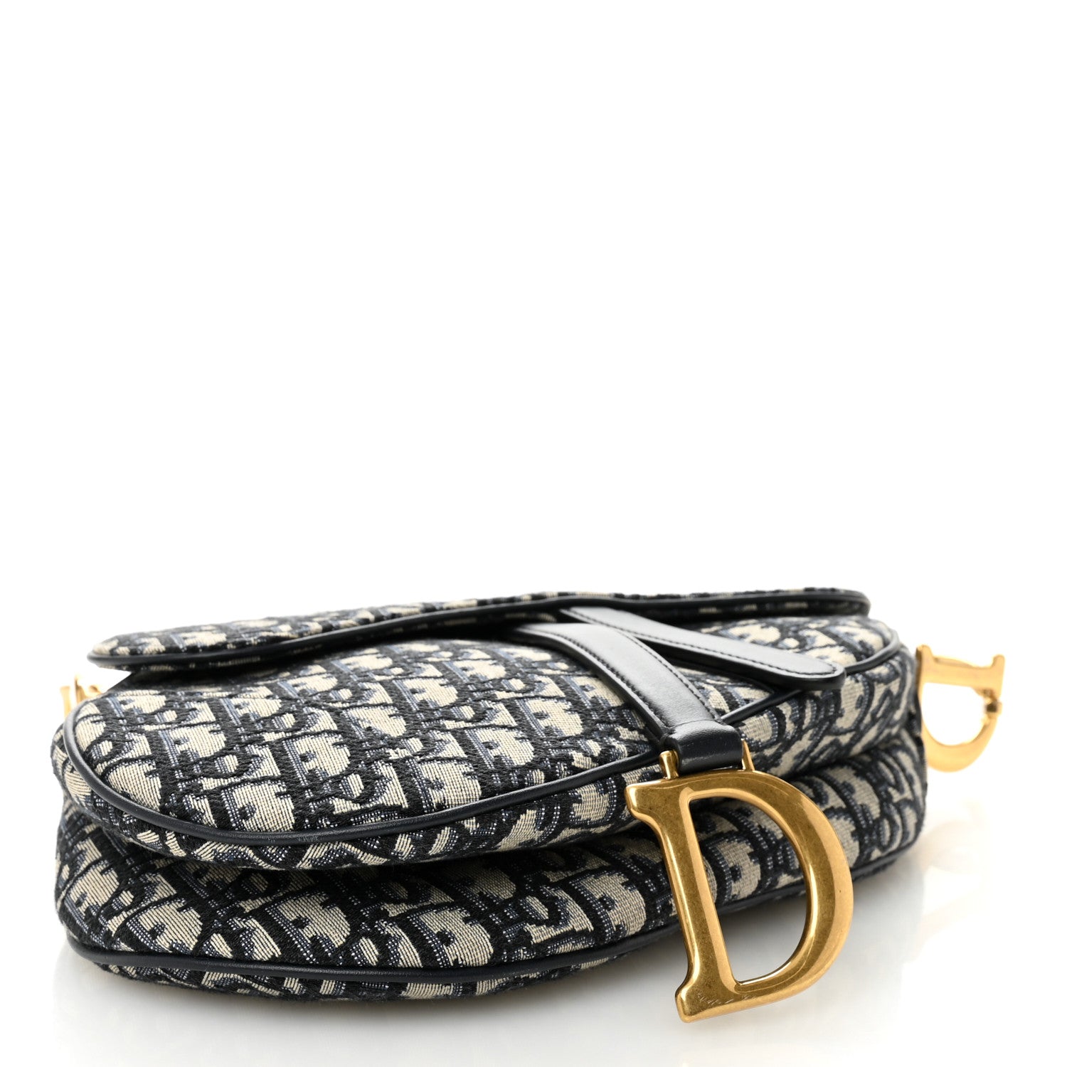 Oblique Saddle Bag Blue