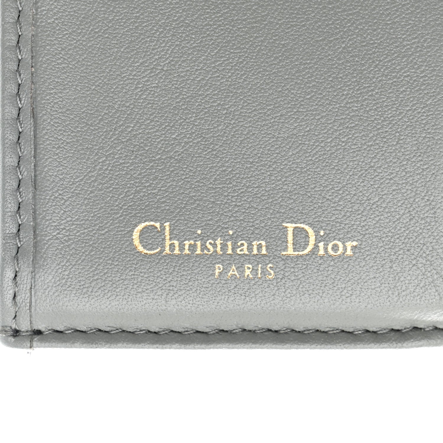 Oblique Saddle Lotus Wallet Grey