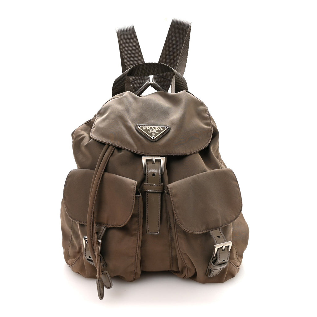 Tessuto Nylon Vela Small Backpack Green